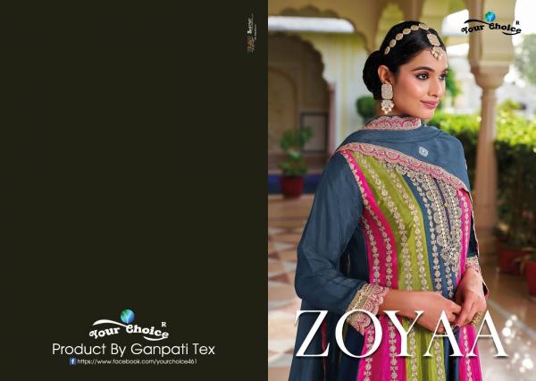 Your Choice Zoyaa 2001 To 2003 Embroidery  Salwar Kameez Collection